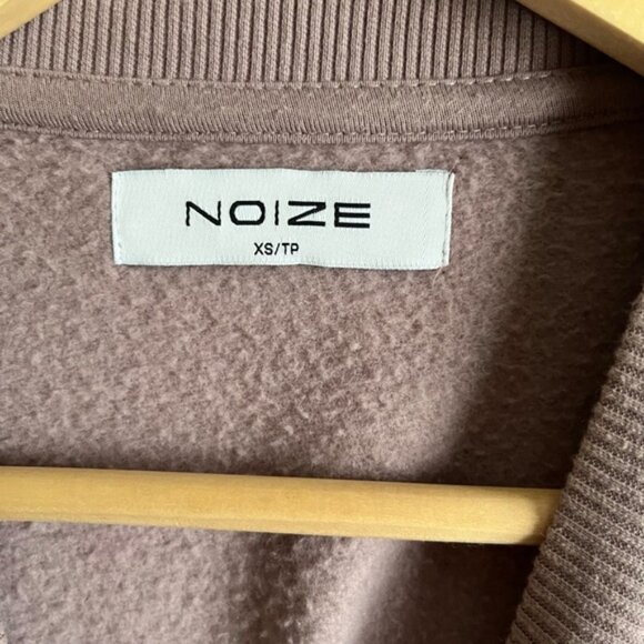Noize Matea Sweatshirt XS Taupe Vegan Cruelty Free Sustainable - Picture 10 of 13